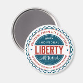 Individuele vrijheid magneet (Voorkant / Achterkant)