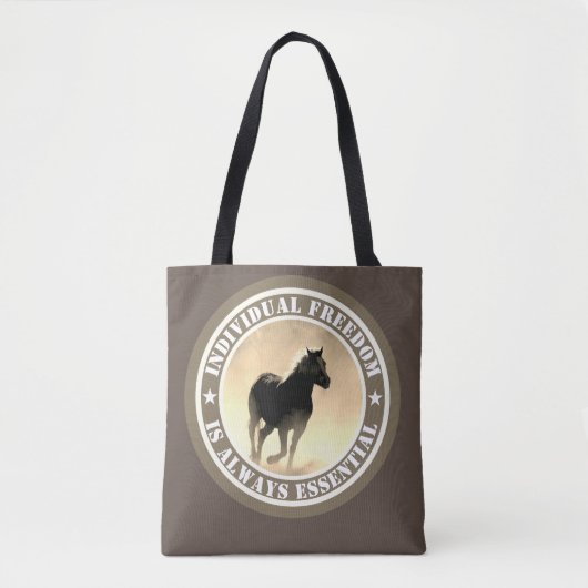 Individuele Vrijheid (paard) Tas (Voorkant)