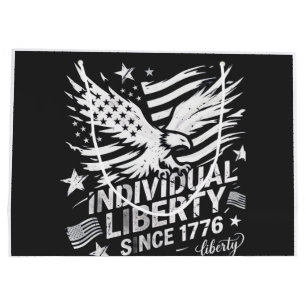 Individuele Vrijheid Sinds 1776 Patriottisch Groot Cadeauzakje