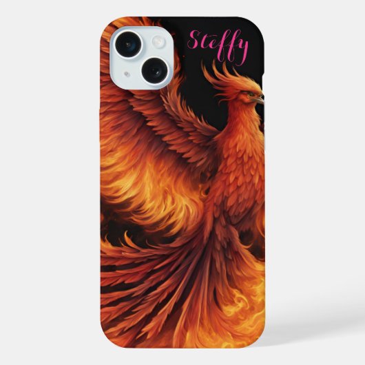 Individuelle Apple IPhone 15 Plus Phönix Hoesje (Achterkant)