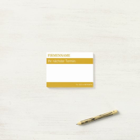 Individuelle Klebenotizen Post-it® Notes (Op bureau)