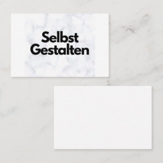 Individuelle Visitenkarten gestalten - Vorlage - Visitekaartje