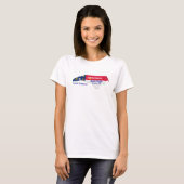 Indivisible Guilford County Logo T-shirt (Voorkant volledig)