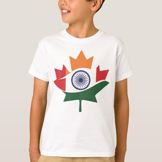 Indo-Canadese trots T-shirt (Voorkant)