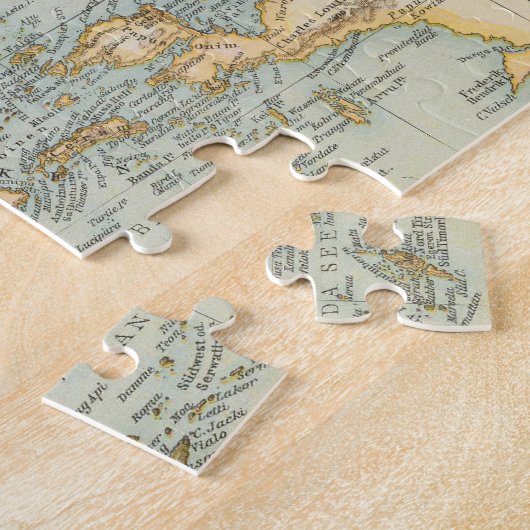 Indo china en Maleisische eilandengroep Legpuzzel (Zijkant)