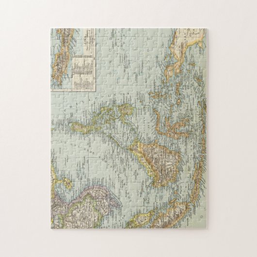 Indo china en Maleisische eilandengroep Legpuzzel (Verticaal)