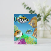 Indo Pacific Reef Fish Briefkaart (Staand voorkant)
