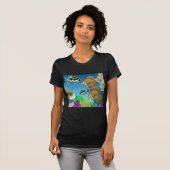 Indo Pacific Reef Fish Dames Petite T-Shirt (Voorkant volledig)