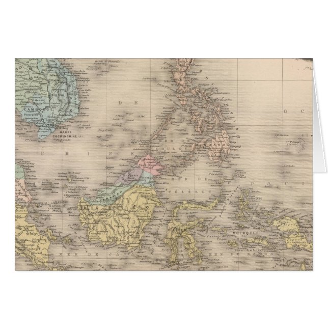Indochina archipel of Asia (Voorkant Horizontaal)