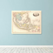 Indochina archipel of Asia Canvas Afdruk (Insitu (Houten vloer))