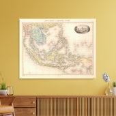Indochina archipel of Asia Canvas Afdruk (Insitu (Woonkamer))