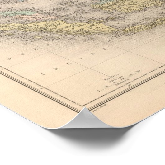 Indochina archipel of Asia Poster (Hoek)