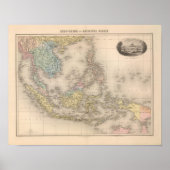 Indochina archipel of Asia Poster (Voorkant)