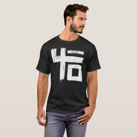Indochine 40 Logo Tour 2021 Kakakatin Essential ES T-shirt (Voorkant volledig)