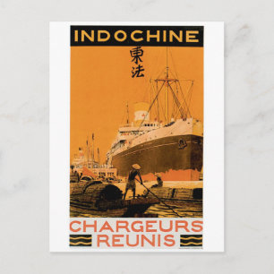 Indochine Chargeurs Reunis Briefkaart