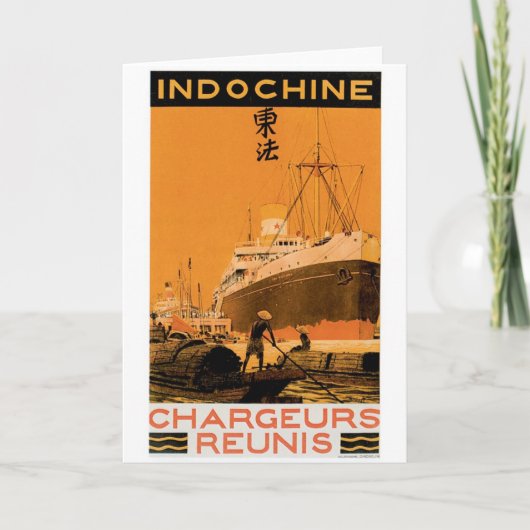 Indochine Chargeurs Reunis Kaart (Voorkant)