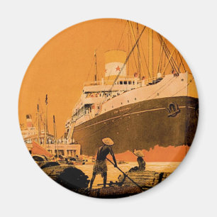 Indochine Chargeurs Reunis Magneet