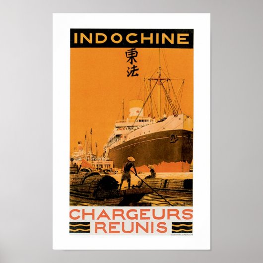 Indochine Chargeurs Reunis Poster (Voorkant)