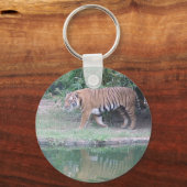 Indochinese tijger sleutelhanger (Voorkant)