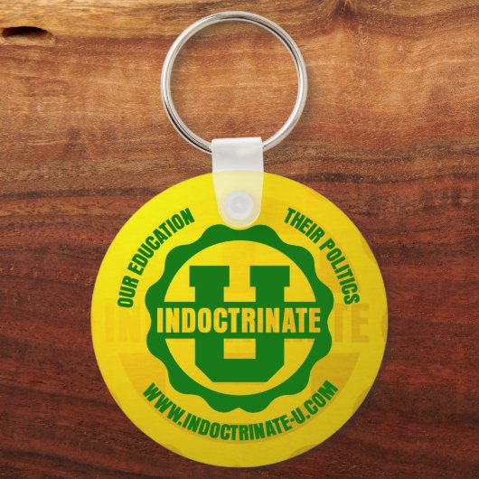 "Indoctrinaat U" Radiation Logo Sleutelhanger (Voorkant)