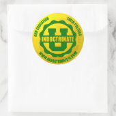 "Indoctrinate U" Ronde Sticker verpakking (Tas)
