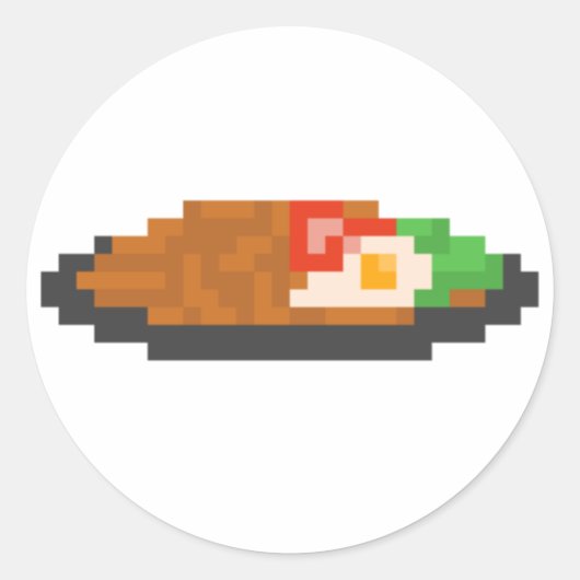 Indomie Pixel Sticker (Voorkant)