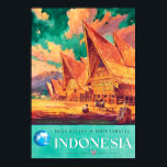 Indonesia, Batak Village in North Sumatra Poster<br><div class="desc">Perfect image for your new print design. It could be a nice present or "final touch" for decorating home.</div>