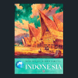 Indonesia, Batak Village in North Sumatra Poster<br><div class="desc">Perfect image for your new print design. It could be a nice present or "final touch" for decorating home.</div>