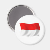 Indonesia Flag Magnet (Voorkant / Achterkant)