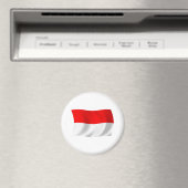 Indonesia Flag Magnet (Insitu (Vaatwasser))
