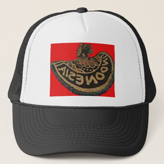 Indonesia Javaanse Schaduwpop Kunst Culturele Kuns Trucker Pet (Voorkant)