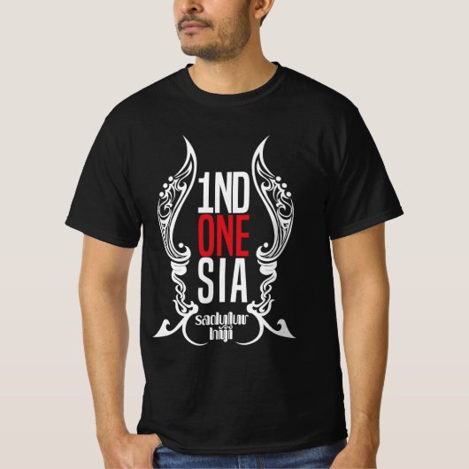Indonesia Sadulur Hiji T-shirt (Voorkant)