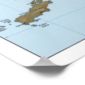 Indonesia Timor Map 1999 Poster (Hoek)