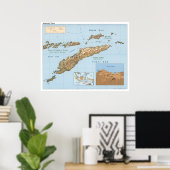 Indonesia Timor Map 1999 Poster (Thuiskantoor)