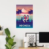 Indonesia vintage travel poster (Thuiskantoor)
