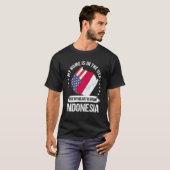Indonesian American Patriot Grown Proud My Heart i T-shirt (Voorkant volledig)
