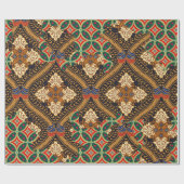 Indonesian batik gemotiveerde with very onderschei cadeaupapier (Vlak)
