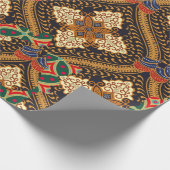 Indonesian batik gemotiveerde with very onderschei cadeaupapier (Hoek)