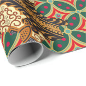 Indonesian batik gemotiveerde with very onderschei cadeaupapier (Rol Hoek)