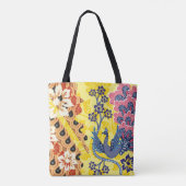 Indonesian batik motifs with very distinctive plan tote bag (Achterkant)