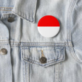 Indonesian Flag (Indonesia) Ronde Button 5,7 Cm (In situ)