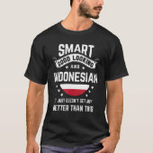 Indonesian Flag Native Pride  Indonesian Roots T-shirt (Voorkant)