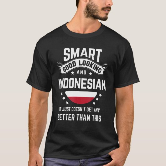 Indonesian Flag Native Pride Indonesian Roots T-shirt (Voorkant)