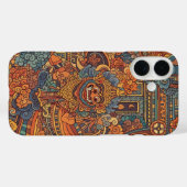 Indonesian indigenous hindu art design Case-Mate iPhone case (Achterkant (horizontaal))