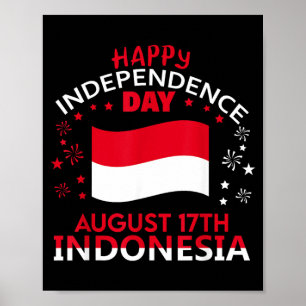 Indonesië 80e Onafhankelijkheidsdag Indonesische t Poster