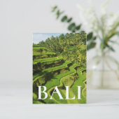 Indonesië, Bali | Rijstpaddies Briefkaart (Staand voorkant)