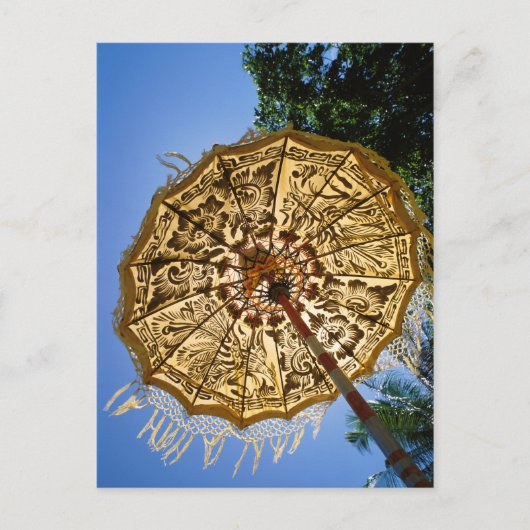 Indonesië, Bali | Tempelparasol Briefkaart (Voorkant)
