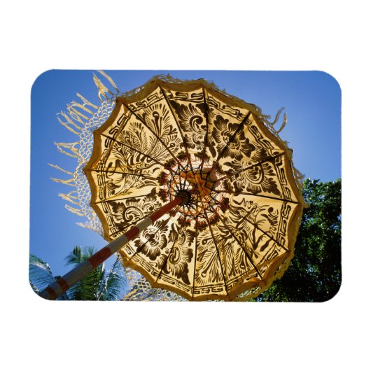 Indonesië, Bali | Temple Umbrella Magneet (Horizontaal)