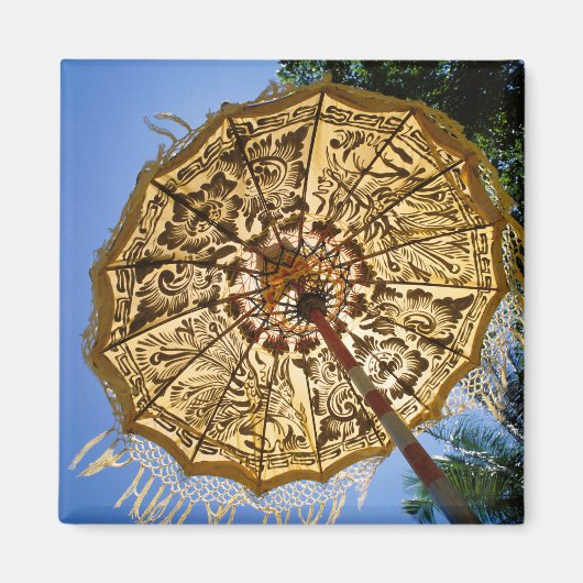 Indonesië, Bali | Temple Umbrella Magneet (Voorkant)