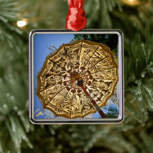 Indonesië, Bali | Temple Umbrella Metalen Ornament (Boom)